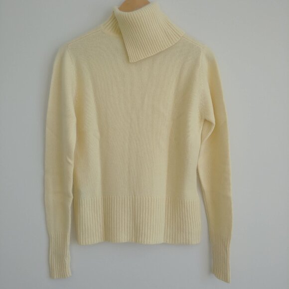 Elegant Cream Cowl Neck Sweater - Picture 8 of 15